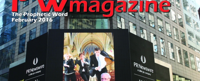 February 2016 Prophetic Word Magazine Cover